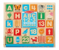 Melissa & Doug ABC 123 Wooden Blocks Photo