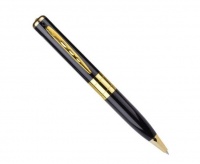 Fleek Business Portable Pen Recorder & HD Camera - Black & Gold Photo