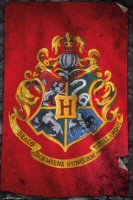 Harry Potter - Hogwarts Flag Poster Photo
