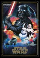 Star Wars 40th Anniversary - Villains Poster with Black Frame Photo