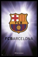 FC Barcelona - Crest Poster with Black Frame Photo