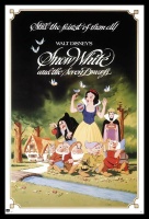 Snow White and the Seven Dwarfs - Classic Poster with Black Frame Photo