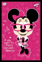 Disney Minnie Mouse - Nerds Poster with Black Frame Photo