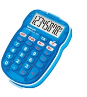 Sharp EL-S10B Blue School Calculator Photo