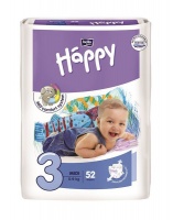 Bella Baby Nappies Pack ofÂ 52 - Size 3 Photo