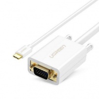 UGreen USB-C Male To Vga Male Cable - White Photo