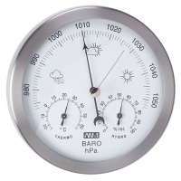 ANVI 29.1138 3-in-1 Barometer - Stainless Steel Photo