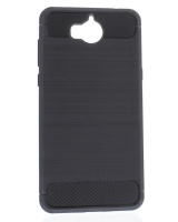 PowerUp Brushed Carbon Look TPU Cover for Huawei Y5 Photo