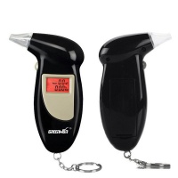 Fervour Breathalyzer Alcohol Tester with LCD Display - Black Photo