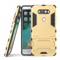 LG 2-in-1 Hybrid Dual Shockproof Stand Case for V20 - Gold Photo