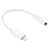 Raz Tech Apple iPhone 7/7 Plus Lightning to 3.5 mm Jack Aux Audio Cable - White Photo
