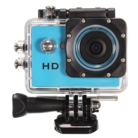 Nevenoe HD Waterproof Sports Action Camera - Blue Photo