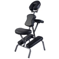Hazlo Portable Adjustable Massage Chair - Black Photo