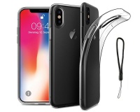 Slim Fit Protective Case with Transparent Soft Back for iPhone X Photo