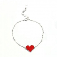 Silverbird Sterling Silver Enamel Heart Pendant Photo