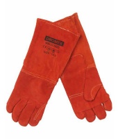 Dromex - Welders Chrome Leather Red Glove Photo