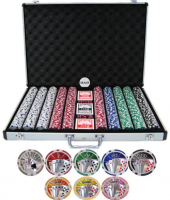 SA Poker Shop Royal Flush Poker Chip Set - 1000 Piece Photo