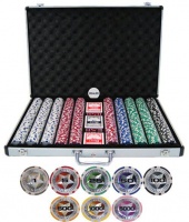 SA Poker Shop Texas Star Poker Chip Set - 1000 Piece Photo