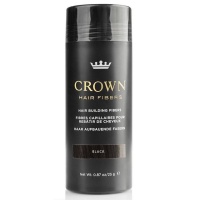 Crown Hair Fibers 25g Conceal Hair Loss - Black Photo