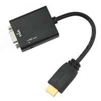 Raz Tech 1080P HDMI to VGA Output Converter Adapter - Black Photo