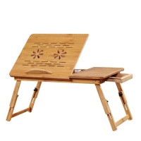 Adjustable Bamboo Lap Desk Photo