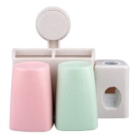 Automatic Toothpaste Dispenser & Toothbrush Holder Photo