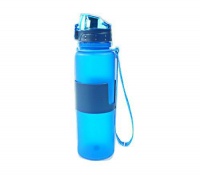 TheGoodSport 650ml Foldable Sports Water Bottle - Deep Blue Photo