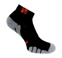 Vitalsox Men's VT1010 Court Low-Cut Compression Socks - Black Photo