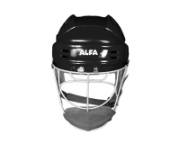 Alfa Champ Hockey Gk Helmet - Black Photo