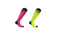 Vitalsox Womens Pack of 2 Compression Socks - Pink & Yellow Photo
