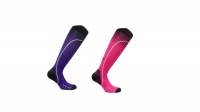 Vitalsox Womens Pack of 2 Compression Socks - Pink And Purple Photo