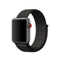 Apple 38mm Nylon Sport Loop Band for Watch - Pure Black Photo