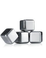 Vacuvin - Whiskey Chilling Stones Stainless - Set of 4 Photo