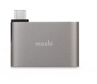 Moshi USB-C to Dual USB-A Adapter - Titanium Grey Photo