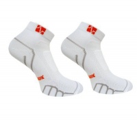 Vitalsox Compression Pack of 2 Low Cut Socks - White Photo