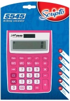Scripto: S545 Calculator- 12 Digit-Tax Function - Pink Photo