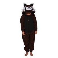 aFREAKa Kids Raccoon Onesie - Brown & Black Photo