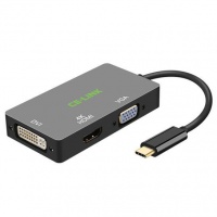 CE LINK CE-LINK USB Type-C to HDMI & VGA & DVI Converter Photo