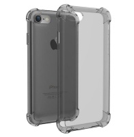 Shock Absorbing TPU Cover for iPhone 8 Plus - Dark Grey Photo