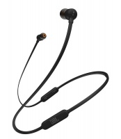JBL T110BT In-Ear Bluetooth Headphones with Mic - Black Photo