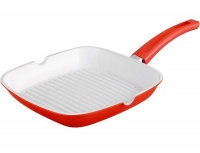 Royalty Line 24cm Ceramic Coating Grill Pan - Red Photo