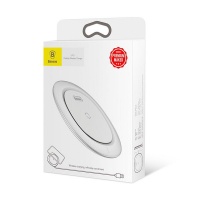 Baseus UFO Wireless Charger for iOS & Android - White Photo