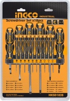 Ingco 18 Piece Screwdriver & Precision Screwdriver Set Photo