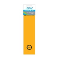Unitac: Lever Arch Labels - Neon Orange Photo