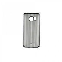 Samsung Tellur Hard Case Cover for S7 Edge Vertical Stripes - Black Photo