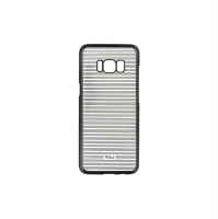 Samsung Tellur Hard Case Cover for S8 Plus Horizontal Stripes - Black Photo
