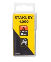 Stanley - Light-Duty Staples - 8mm x 1000 Pieces Photo