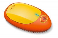 Beurer Ion Detangling Hair Brush HT 10 Orange & Yellow Photo