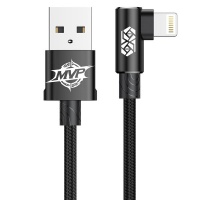 Baseus 1m - 2A MVP USB Type-A 2.0 to Lightning Cable - Black Cellphone Photo