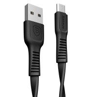 Baseus 1m - 2A Tough Series USB Type-A 2.0 to Micro Cable - Black Cellphone Photo